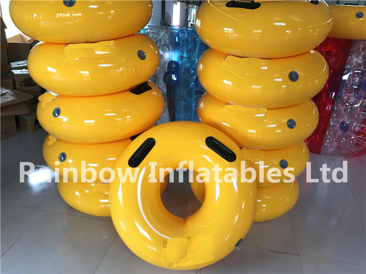 RB33018(0.8x0.8x0.25m)Inflatables Yellow swimming ring for sale 