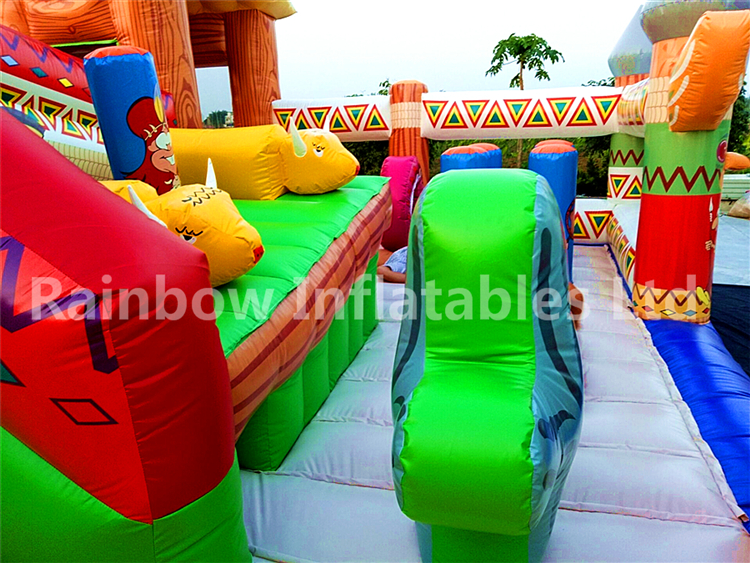 RB4041( 8x6x5m） Inflatables Customized Egypt Funcity/Playground With Slide For Kids