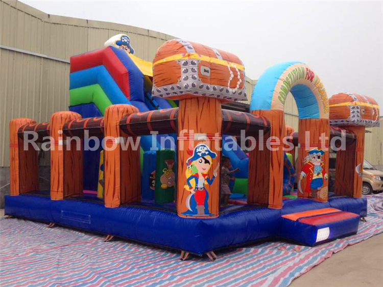 RB4127( 6x6.5m ) Inflatable pirate Funcity For Selling