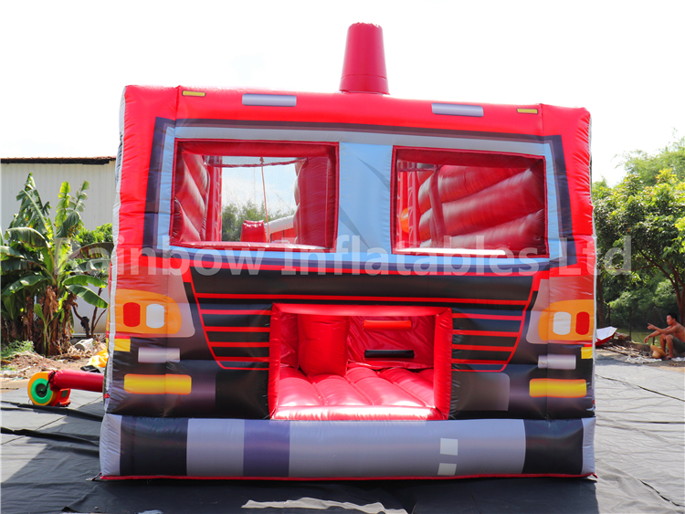 RB5203(20x4x5m) Inflatable long car Obstacle Course For Kids