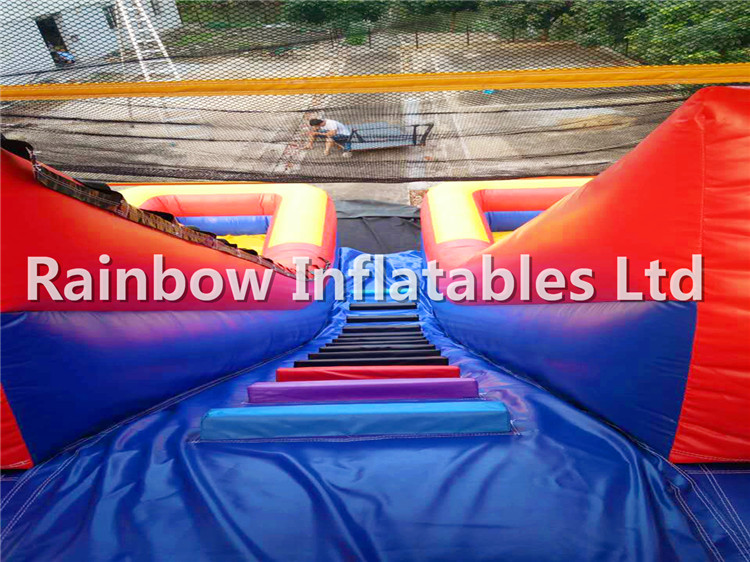RB6099(8x5x6m) Inflatable Double chute Slide For Sale,Popular Slide For Kids