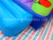 RB6107（3x6.5x4m） InflatableThe Smurfs dry slide For Kids