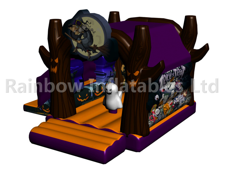RB03107（4.5x5x3.5m）Inflatable Halloween Witch combo for Kids new design