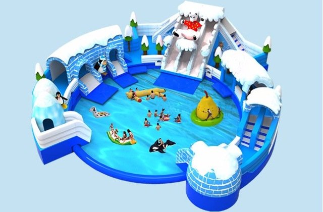 Super Giant Inflatable Ground Water Amuse Park