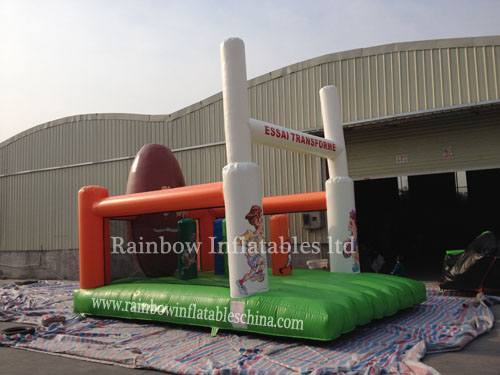 RB5062 （14x4m） Inflatable Commercial Kids Obstacle Course For Sale,Inflatable Castle Obstacle For Sale