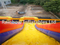 RB6099(8x5x6m) Inflatable Double chute Slide For Sale,Popular Slide For Kids
