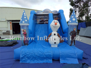 RB08007(5.4x3.5x4m) Inflatable Popular Frozen Theme Water Slide For Fun 