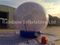 RB22040 (dia 4m) Inflatable snow ball for advertising
