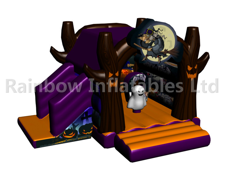 RB03107（4.5x5x3.5m）Inflatable Halloween Witch combo for Kids new design