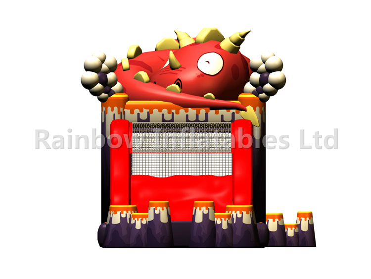 RB03102（10x4x4.5m）Inflatable Fire dragon combo for Kids