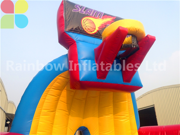RB91004(8.2x4.7x3.8m) Inflatable Basket Ball Sport Game For Outdoor Playground