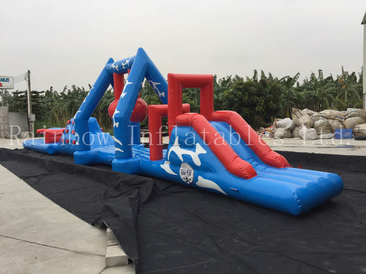 RB5056(15x2.5x2m) Inflatable New High Quality long Obstacle Course
