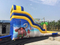 RB6091(8x4x5m) Inflatable The theme of romance Slide, Inflatable Bouncy Slide for Kids