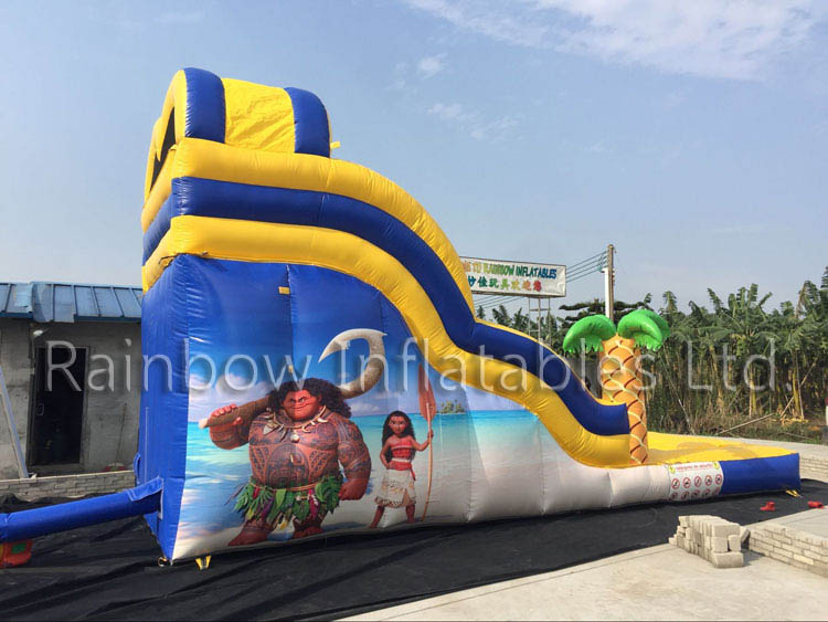 RB6091(8x4x5m) Inflatable The theme of romance Slide, Inflatable Bouncy Slide for Kids