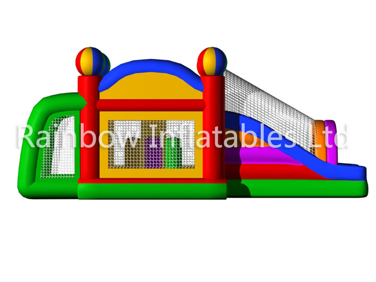 RB03081(8x4.5x3.5m) Inflatable Castle Combo With Sport Game for kids Hot sell