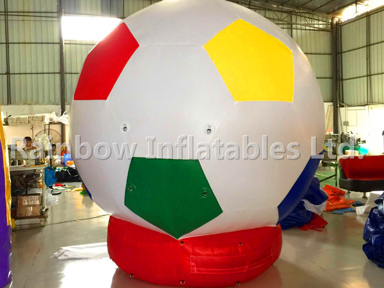 RB22038-3( dia2.7m ) Inflatable Colorful ground balloon for advertising 