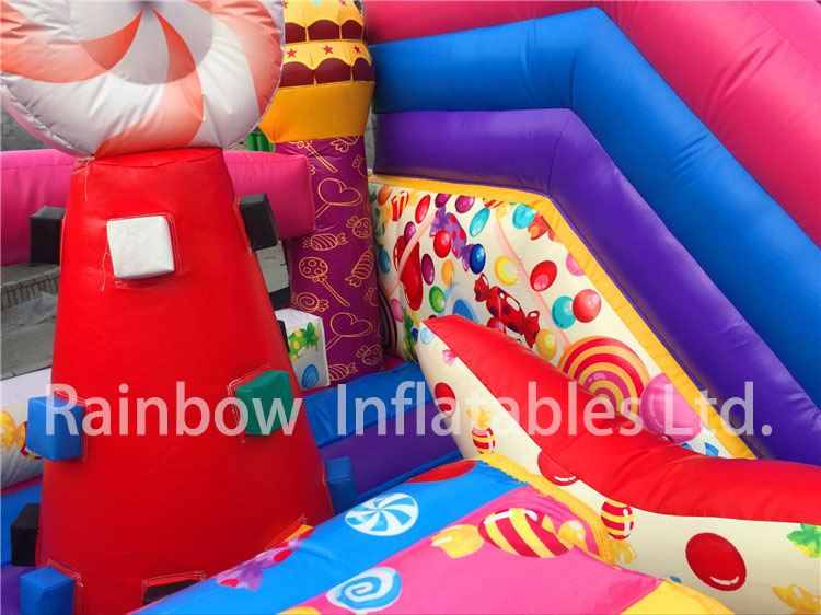 RB04050（6x5m） Inflatable colorful candy funcity hot sale