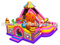 RB04054 (9x9x6m) Inflatable Hot candy theme funcity with slides for child