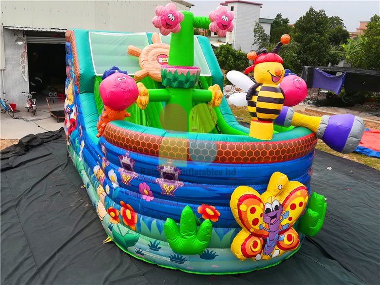 RB11015（8.5x4m）Inflatable Popular Bee Pirate Boat For Outdoor Playground