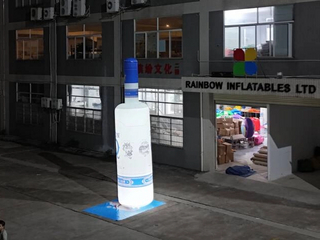 Oxford Fabric Inflatable Wine Bottle Advertising 