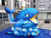 Inflatable LED whale