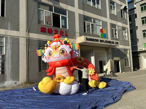 Inflatable Snake-shaped Auspicious Arch