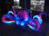 Inflatable octopus with glasses