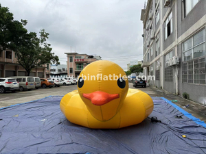 RB30016-3 Inflatable Yellow Duck Float Bed
