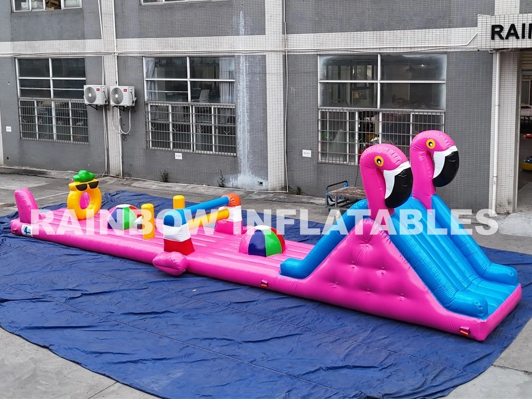 Inflatable water obstacle