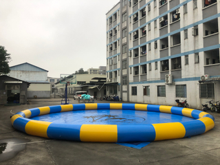 RB30034（Dia13m）Inflatable Swimming Pool With Long Track For Sale