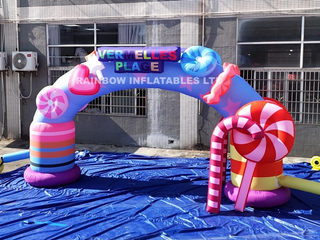 Candy Themed Inflatable Arch
