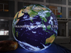 Luminous inflatable Earth