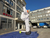 Inflatable astronaut cartoon with led light