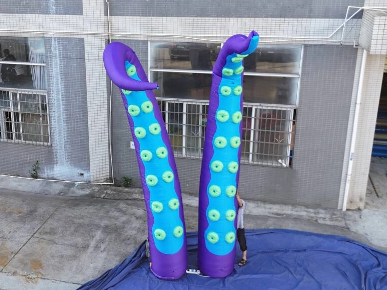 Inflatable squid tentacles Advertising 
