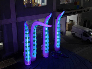 Inflatable squid tentacles Advertising 