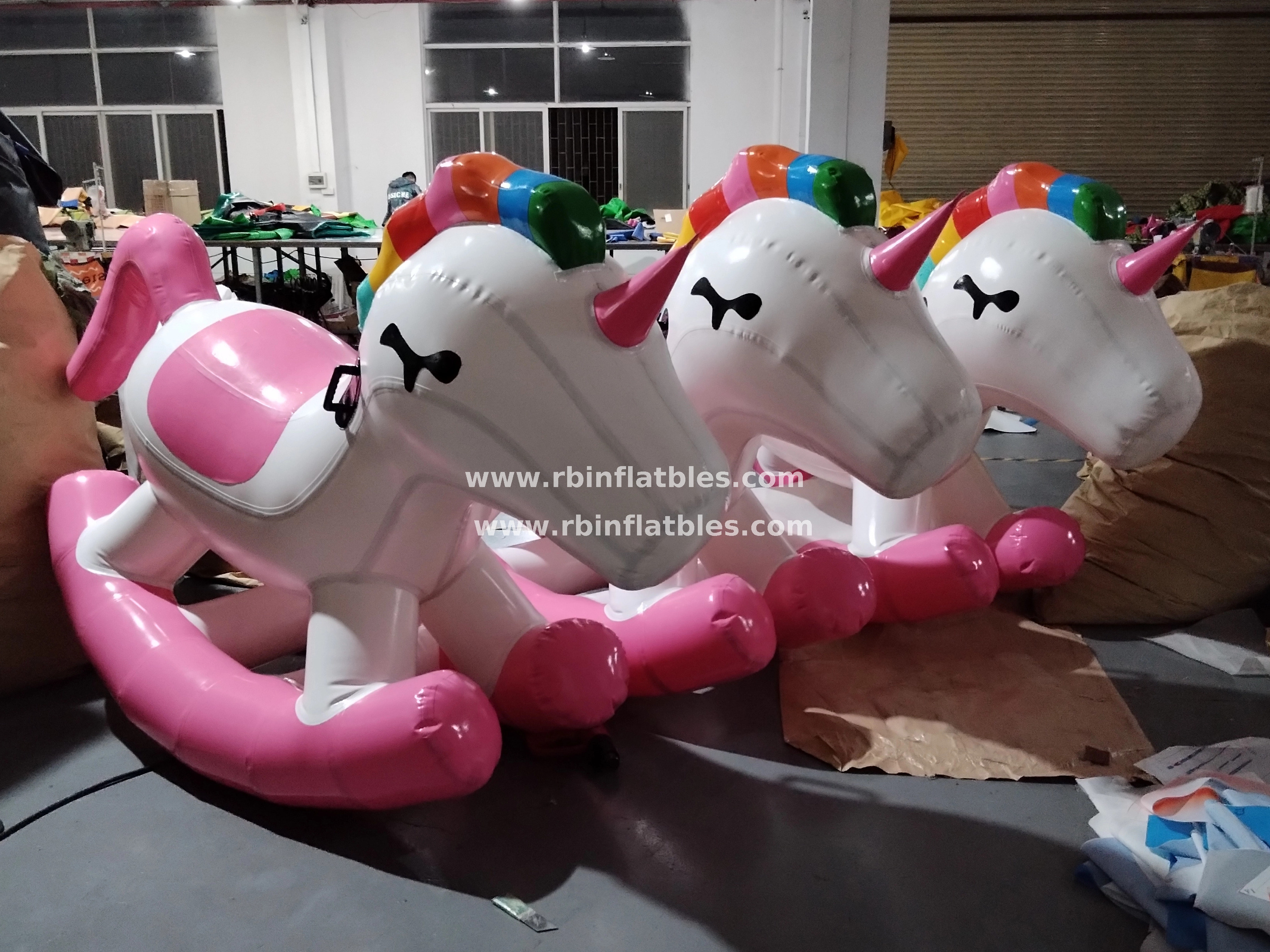 RB33268-2 Inflatable Rocking Unicorn