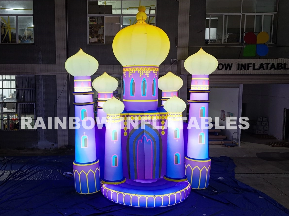 Inflatable LED castle