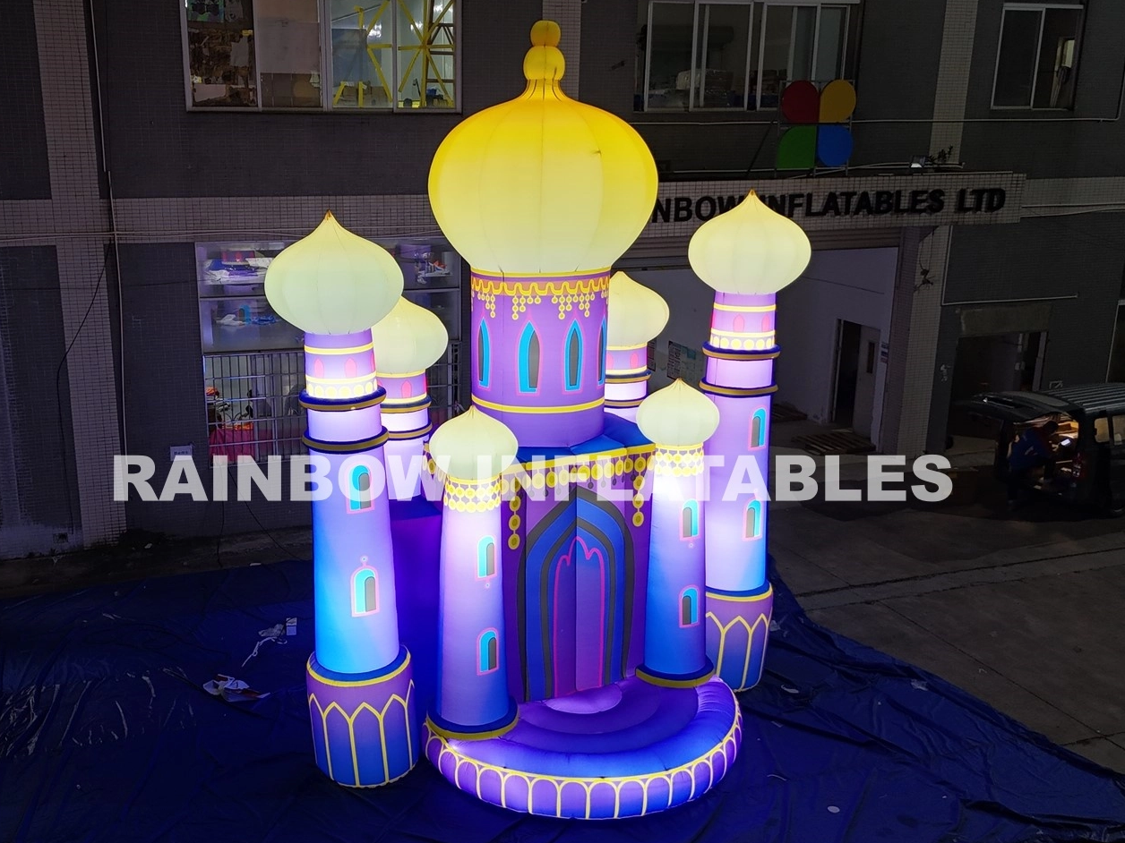Inflatable LED castle