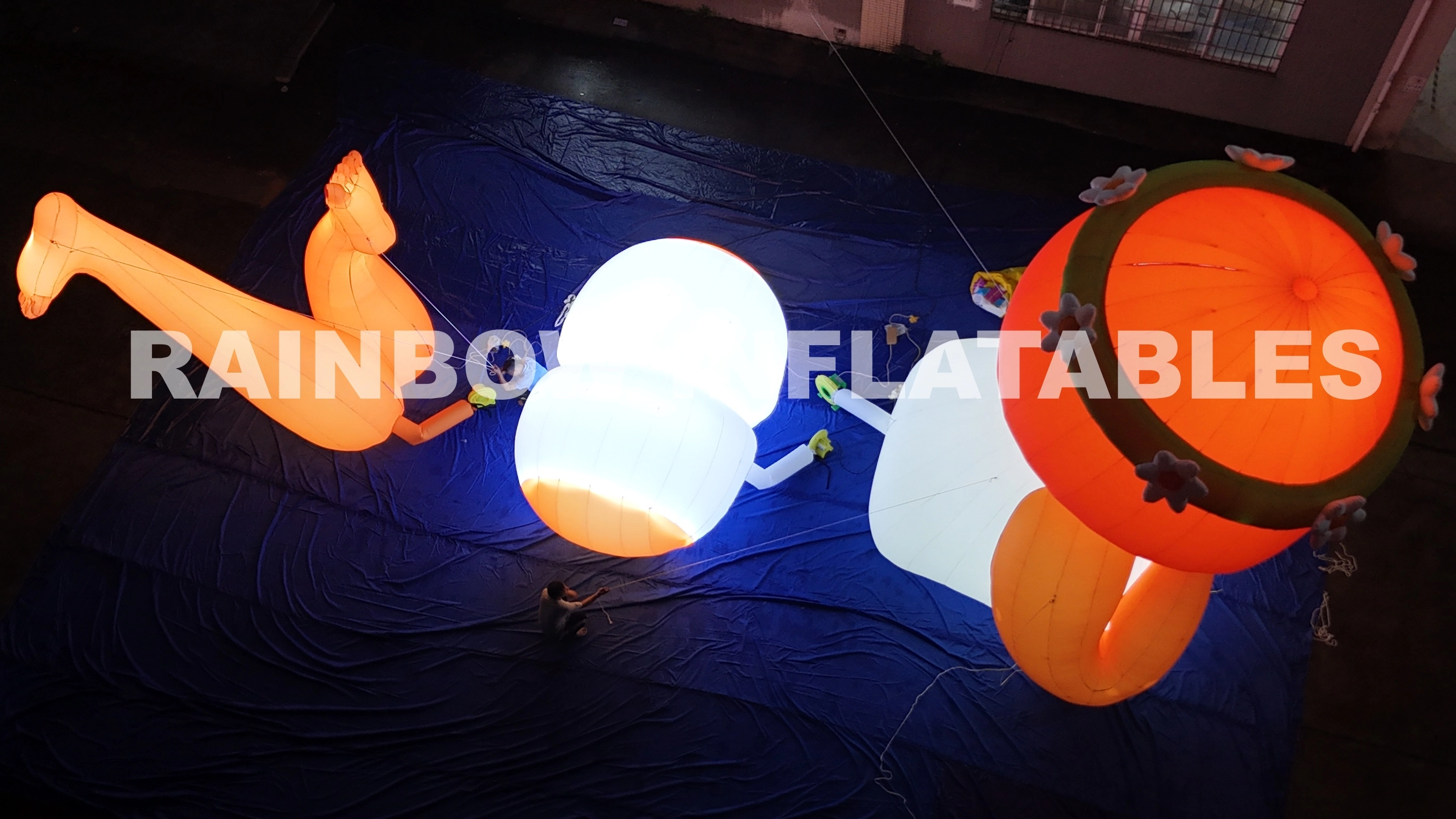 Inflatable LED Goddess