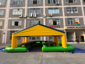Inflatable bar with pool 