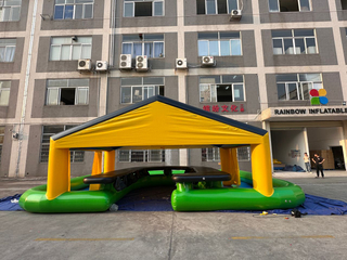 Inflatable bar with pool 
