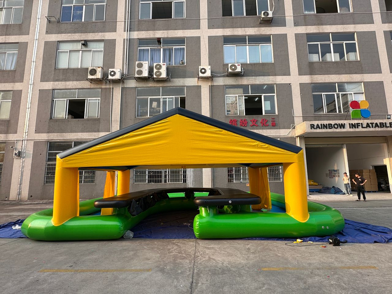 Inflatable bar with pool 