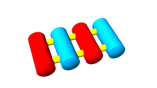  RB-WG-94 Inflatable Obstacle Bridge for Aqua Park