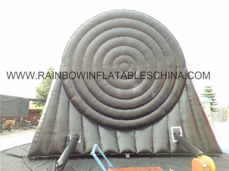 foot darts board back