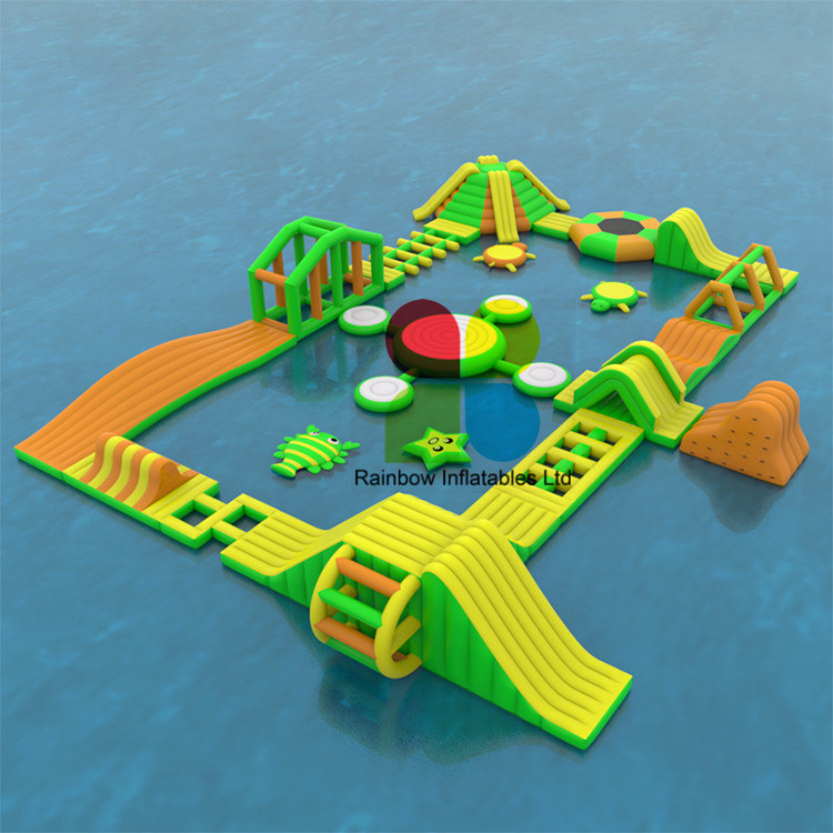 New Customized Inflatable Water Park Floating Aqua Park