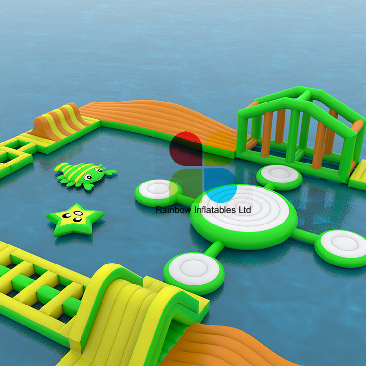 New Customized Inflatable Water Park Floating Aqua Park