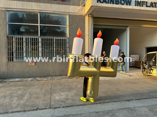 RB22141 Inflatable Walking Candlestick