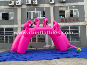 RB22121 Inflatable Nine-headed Flamingo Arch