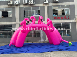 RB22121 Inflatable Nine-headed Flamingo Arch