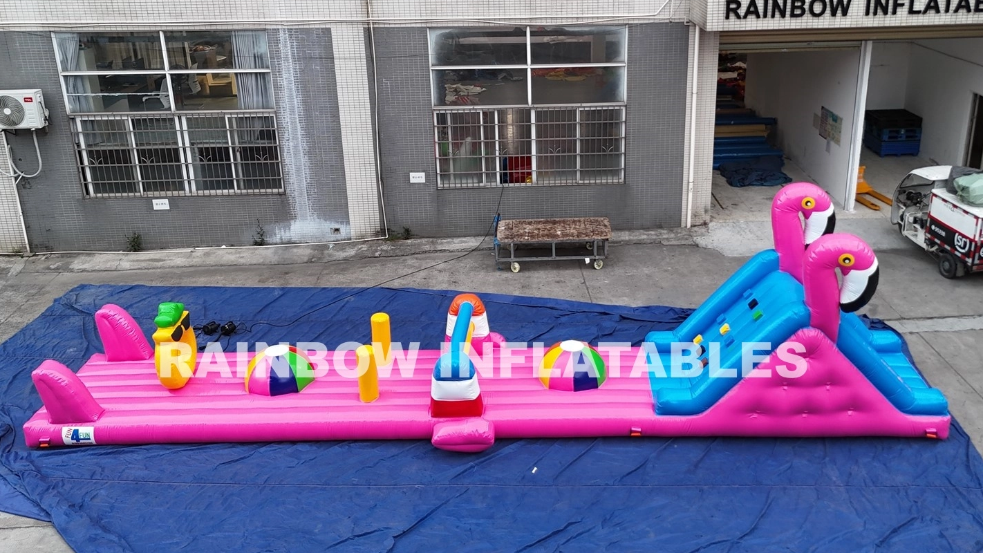 Inflatable water obstacle